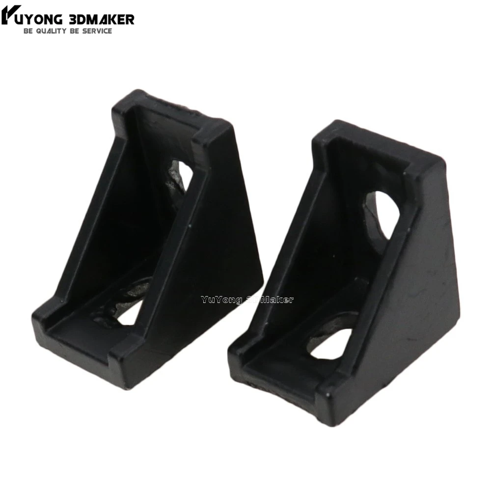 100pcs/Lot 90 Degree Cast Corner Bracket Black 20x28x28mm for V-Slot Profile 3D Printer
100pcs/Lot 90 Degree Cast Corner Bracket Black 20x28x28mm for V-Slot Profile 3D Printer