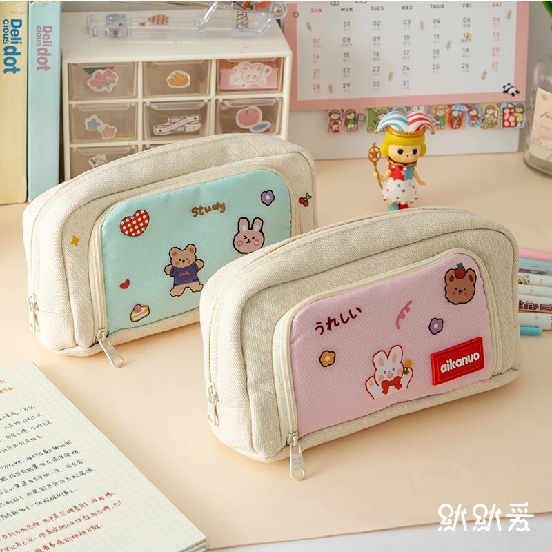 Large Capacity Pencil Case For Girls New Ins Style School Pen Case Supplies Pencil Bag Cute Pencils Pouch Stationery Female 411
Large Capacity Pencil Case For Girls New Ins Style School Pen Case Supplies Pencil Bag Cute Pencils Pouch Stationery Female 411
