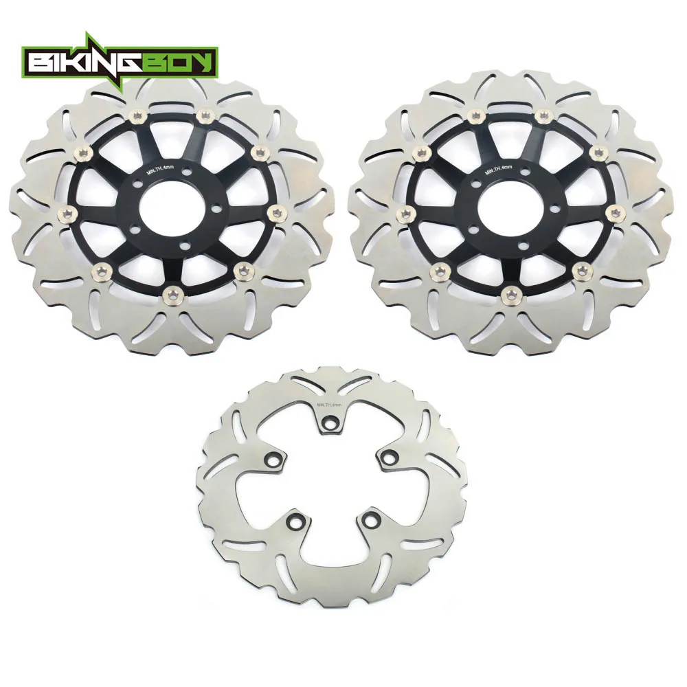 BIKINGBOY For SUZUKI GSXR 750 F 89-91 GSXR 750 88-95 GSXR 1100 89-00 GSXR 750 W 91-95 Front Rear Brake Discs Disks Rotors
BIKINGBOY For SUZUKI GSXR 750 F 89-91 GSXR 750 88-95 GSXR 1100 89-00 GSXR 750 W 91-95 Front Rear Brake Discs Disks Rotors