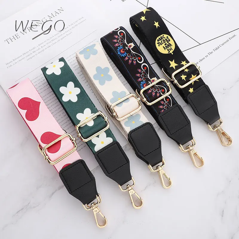 Personalized Flower Love Pattern Bag Strap Bag Accessories Widened Canvas Bag Adjustable Wide Shoulder Strap with Metal hook
Personalized Flower Love Pattern Bag Strap Bag Accessories Widened Canvas Bag Adjustable Wide Shoulder Strap with Metal hook