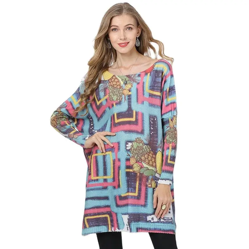 ARCSINX Oversized Women's Knitwear Large Size 7XL 8XL Print Fashion Wool Winter Sweater Women Casual Jumper Woman 4XL 5XL 6XL 
ARCSINX Oversized Women's Knitwear Large Size 7XL 8XL Print Fashion Wool Winter Sweater Women Casual Jumper Woman 4XL 5XL 6XL
