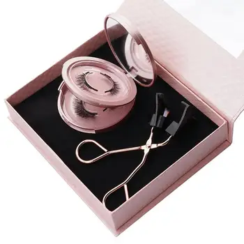Handmade 2Pairs Magnetic Eyelash Curler with Quantum Soft Magnetic False Eyelashes Set Easy to Wear Magnetic Lashes Set
Handmade 2Pairs Magnetic Eyelash Curler with Quantum Soft Magnetic False Eyelashes Set Easy to Wear Magnetic Lashes Set