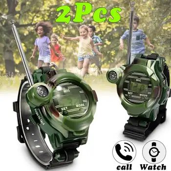Children Education Toys 2PCS Toy Walkie Talkies Watches Walkie Talkie 7 in 1 Children Watch Radio Outdoor Interphone Toy Outdoor
Children Education Toys 2PCS Toy Walkie Talkies Watches Walkie Talkie 7 in 1 Children Watch Radio Outdoor Interphone Toy Outdoor