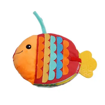 Kuulee Lovely Early Teaching Cloth Book Unisex Multi color Goldfish Shape Cloth Book Learning and Education Toy
Kuulee Lovely Early Teaching Cloth Book Unisex Multi color Goldfish Shape Cloth Book Learning and Education Toy