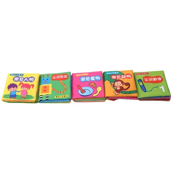 

Baby Early Education Cloth Book Washed Tear Not Bad Fabric Book Intelligence Development Toy Soft Cloth Learning Cognize Books