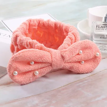 Pearl SPA Headband Hairbow Face Makeup Lady Bath Mask Cosmetic Hairband Elastic Soft Turban Hair Accessories
Pearl SPA Headband Hairbow Face Makeup Lady Bath Mask Cosmetic Hairband Elastic Soft Turban Hair Accessories