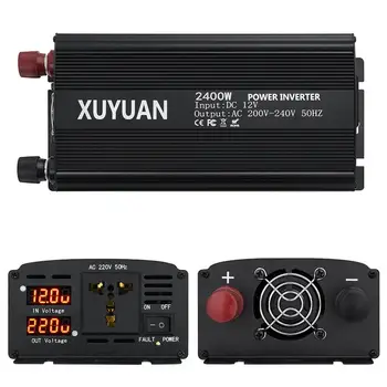 Portable Converter High-Power Solar Car On-Board Inverter With Led Display Screen Converter Multiple Protection 12V-220V
Portable Converter High-Power Solar Car On-Board Inverter With Led Display Screen Converter Multiple Protection 12V-220V