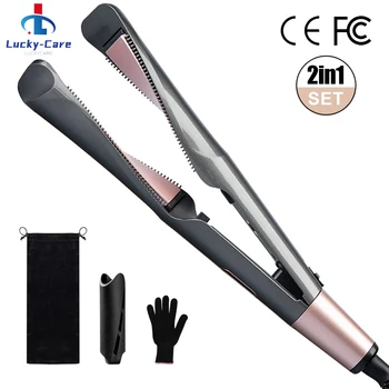2 in 1 Hair Curler Twist Hair Straightener Professional LCD Display Flat Iron Roller Hair Waver Salon Iron Curlers Hair Styler
2 in 1 Hair Curler Twist Hair Straightener Professional LCD Display Flat Iron Roller Hair Waver Salon Iron Curlers Hair Styler