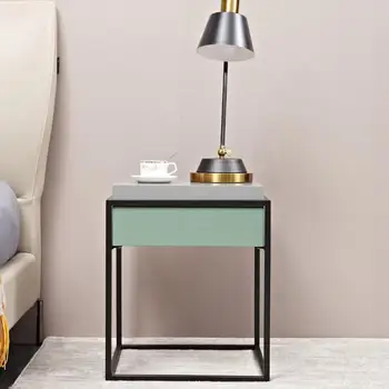 Nordic Bedside Table, Contracted And Contemporary, Wrought Iron Edge A Few Angle Of Creative Personality, Single Bedroom Cabinet
Nordic Bedside Table, Contracted And Contemporary, Wrought Iron Edge A Few Angle Of Creative Personality, Single Bedroom Cabinet