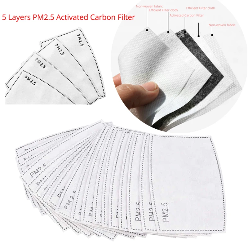 10/20/30/50/100pcs 5 Layers PM2.5 Filter Paper Activated Carbon Filter Face Mask Breathing Insert Protective Mouth AntiDust mask
10/20/30/50/100pcs 5 Layers PM2.5 Filter Paper Activated Carbon Filter Face Mask Breathing Insert Protective Mouth AntiDust mask