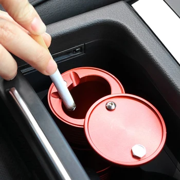 Aluminum Alloy Car Ashtray with Rotating Convenient Portable Smokeless Can Interior Style Lid High Flame Retardant Cigarette Cup
Aluminum Alloy Car Ashtray with Rotating Convenient Portable Smokeless Can Interior Style Lid High Flame Retardant Cigarette Cup