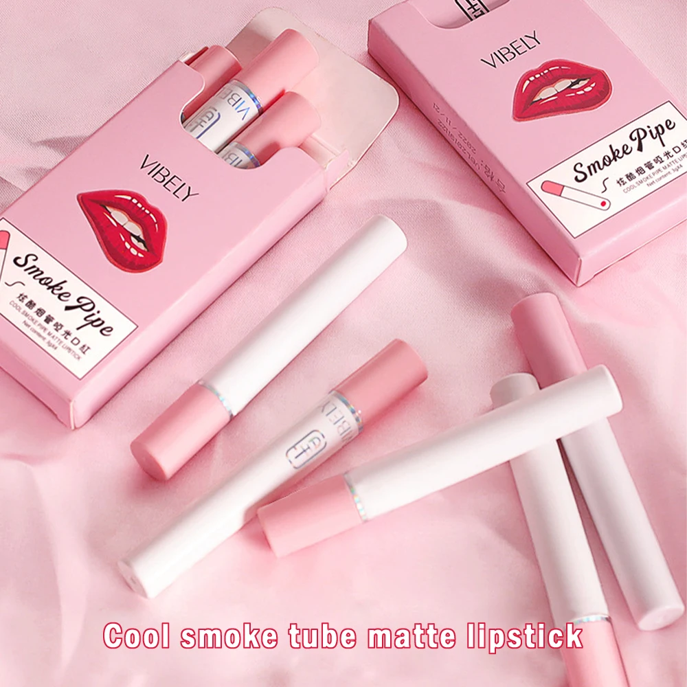 Cigarette Lipstick Sets 4 Colors Velvet Matte Long-lasting Waterproof Lip stick Sexy Red Shimmer Women Lips Makeup
Cigarette Lipstick Sets 4 Colors Velvet Matte Long-lasting Waterproof Lip stick Sexy Red Shimmer Women Lips Makeup