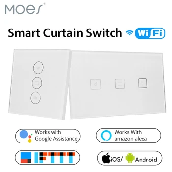 Smart Curtain Switch WiFi Smart Life Tuya APP Electric Motorized Curtain Blind Roller Shutter Works with Alexa and Google Home
Smart Curtain Switch WiFi Smart Life Tuya APP Electric Motorized Curtain Blind Roller Shutter Works with Alexa and Google Home