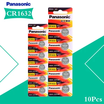 PANASONIC 10Pcs/Pack CR1632 3V Button Battery BR1632 ECR1632 DL1632 KCR1632 LM1632 KL1632 Blood Glucose Meter lithium battery
PANASONIC 10Pcs/Pack CR1632 3V Button Battery BR1632 ECR1632 DL1632 KCR1632 LM1632 KL1632 Blood Glucose Meter lithium battery