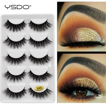 YSDO lashes mink eyelashes 5 pairs eyelashes hand made 3d mink lashes makeup mink strip lashes natural long false eyelashes G6+7
YSDO lashes mink eyelashes 5 pairs eyelashes hand made 3d mink lashes makeup mink strip lashes natural long false eyelashes G6+7