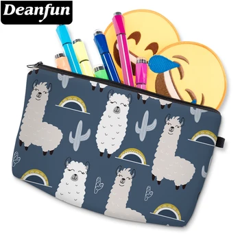 Deanfun Cosmetic Bag Cute Llamas Printed Makeup Bag Lovely Toiletry Bags Portable Blue And White Purse Bag D52207
Deanfun Cosmetic Bag Cute Llamas Printed Makeup Bag Lovely Toiletry Bags Portable Blue And White Purse Bag D52207