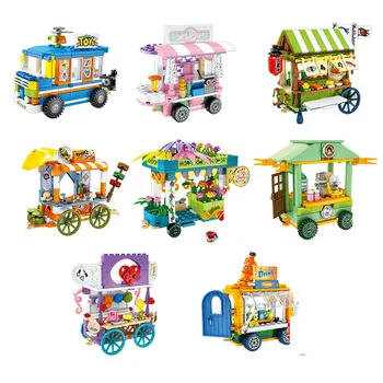 Sembo Building Blocks Juguetes Street Views Milk-tea Flower Sales Car Compatible Bricks 8 Diffirent Model Toys Gifts for Kids
Sembo Building Blocks Juguetes Street Views Milk-tea Flower Sales Car Compatible Bricks 8 Diffirent Model Toys Gifts for Kids