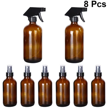 8 Pcs Spray Bottles Durable Multi-purpose Brown Color Liquid Bottles for Home Travel
8 Pcs Spray Bottles Durable Multi-purpose Brown Color Liquid Bottles for Home Travel