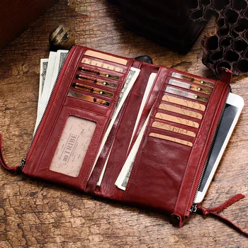 2020 Large Women Wallets Genuine Leather Female Design Clutch Long Multifunctional Coin Card Holder Purses Ladies Phone Bag
2020 Large Women Wallets Genuine Leather Female Design Clutch Long Multifunctional Coin Card Holder Purses Ladies Phone Bag