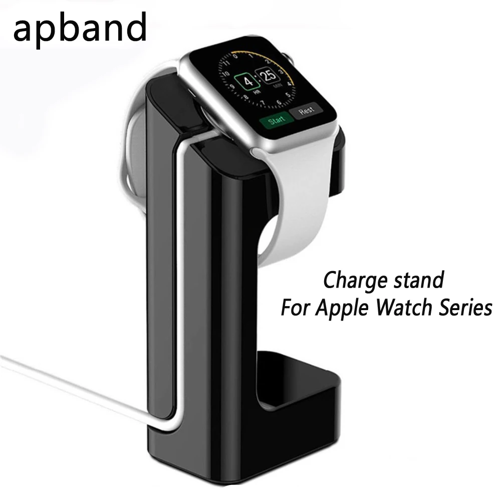 

Charge For apple watch stand Apple Watch 5 4 3 2 1 iWatch 42mm 38mm 44mm 40mm smart watch accessories station holder black white