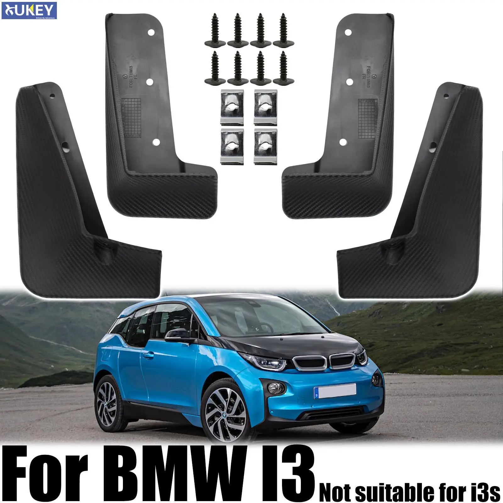 4x For Bmw I3 2013 - 2021 Splash Guards Mudguards Mud Flaps Front Rear Screws Cars Driver Passenger Side Car Accessories Replace
4x For Bmw I3 2013 - 2021 Splash Guards Mudguards Mud Flaps Front Rear Screws Cars Driver Passenger Side Car Accessories Replace