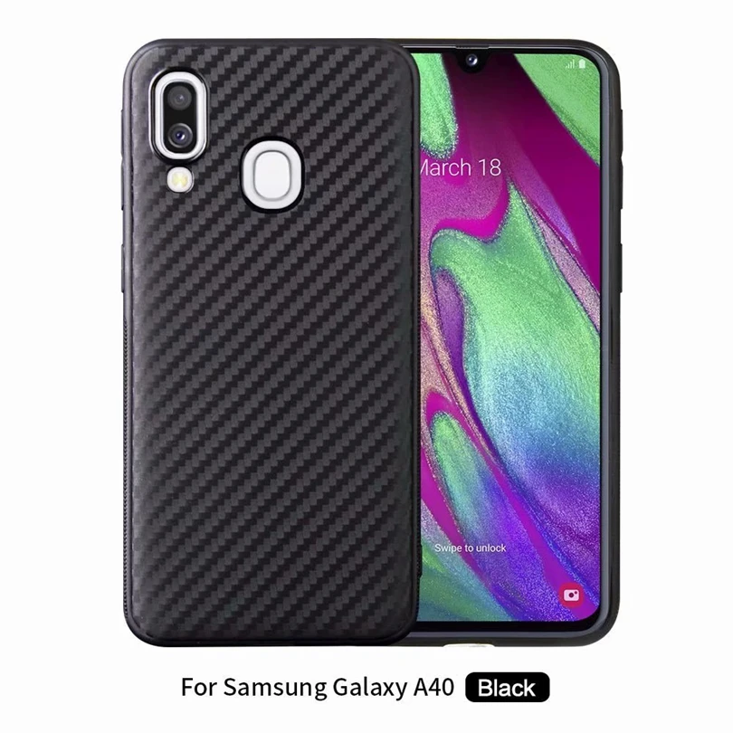For Samsung Galaxy A40 Case For GalaxyA40 Case Carbon Fibre Brushed TPU Smart Phone Cases For Galaxy A40 Phone Bag Case
For Samsung Galaxy A40 Case For GalaxyA40 Case Carbon Fibre Brushed TPU Smart Phone Cases For Galaxy A40 Phone Bag Case