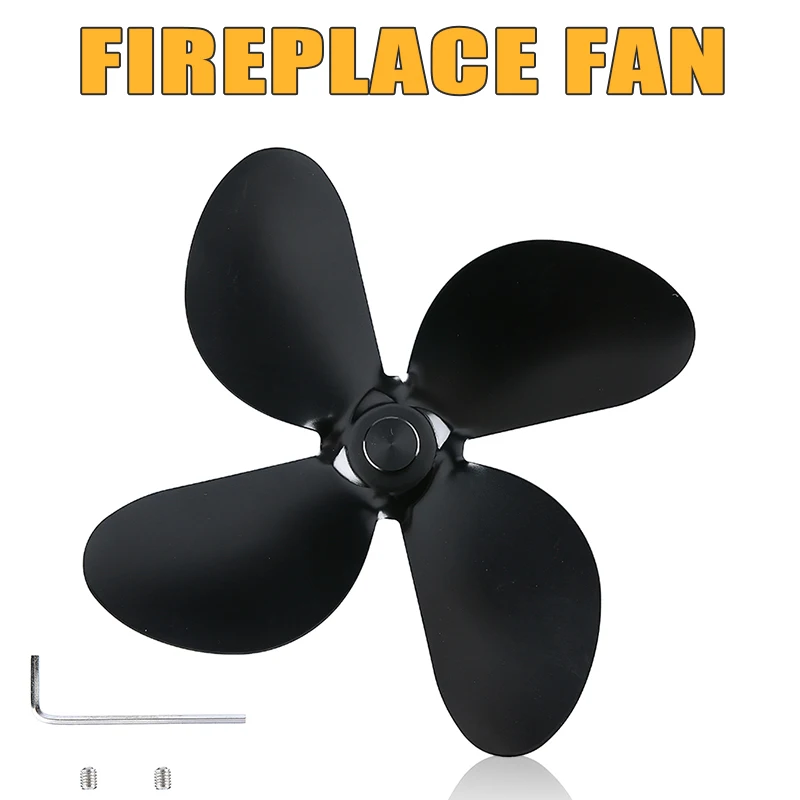 4 Blades Efficient Heat Distribution Eco Fan Quiet Home Fireplace Accessories Fan Blade Replacement For Heating Stove Fans
4 Blades Efficient Heat Distribution Eco Fan Quiet Home Fireplace Accessories Fan Blade Replacement For Heating Stove Fans