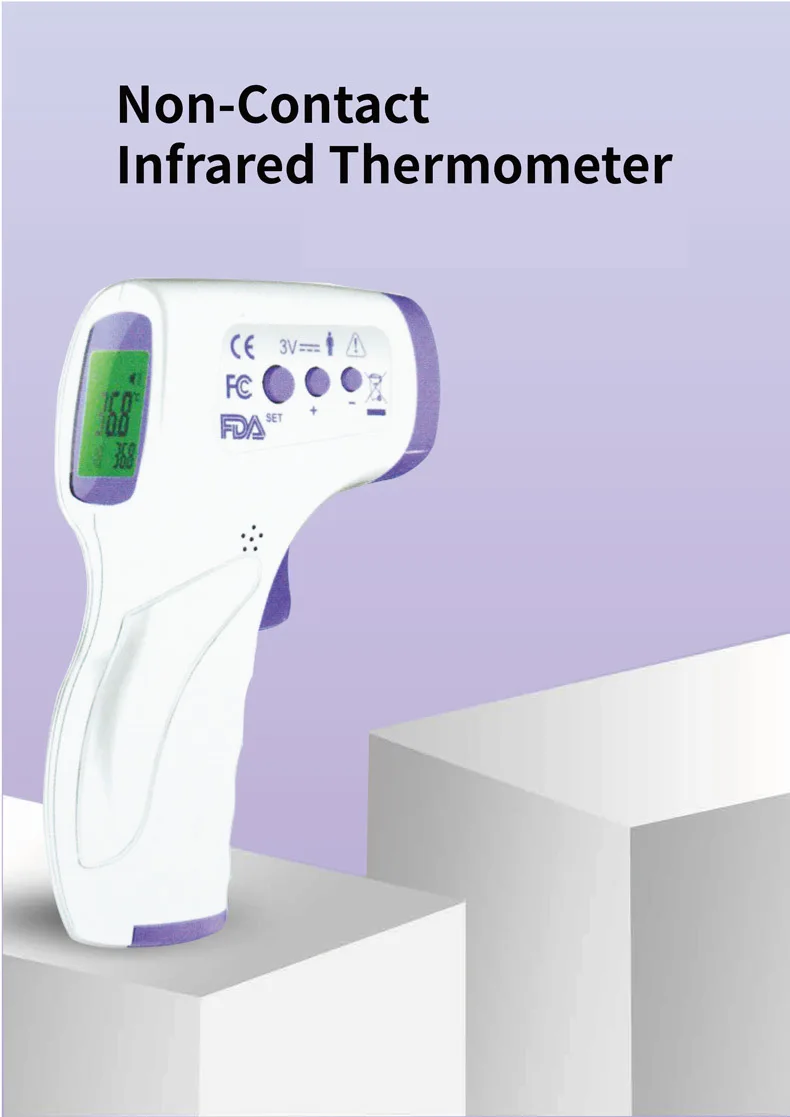 New Style Handheld Body/Object Temperature Measure IR Device Medical Infrared Thermometer Forehead Portable Non-contact
New Style Handheld Body/Object Temperature Measure IR Device Medical Infrared Thermometer Forehead Portable Non-contact