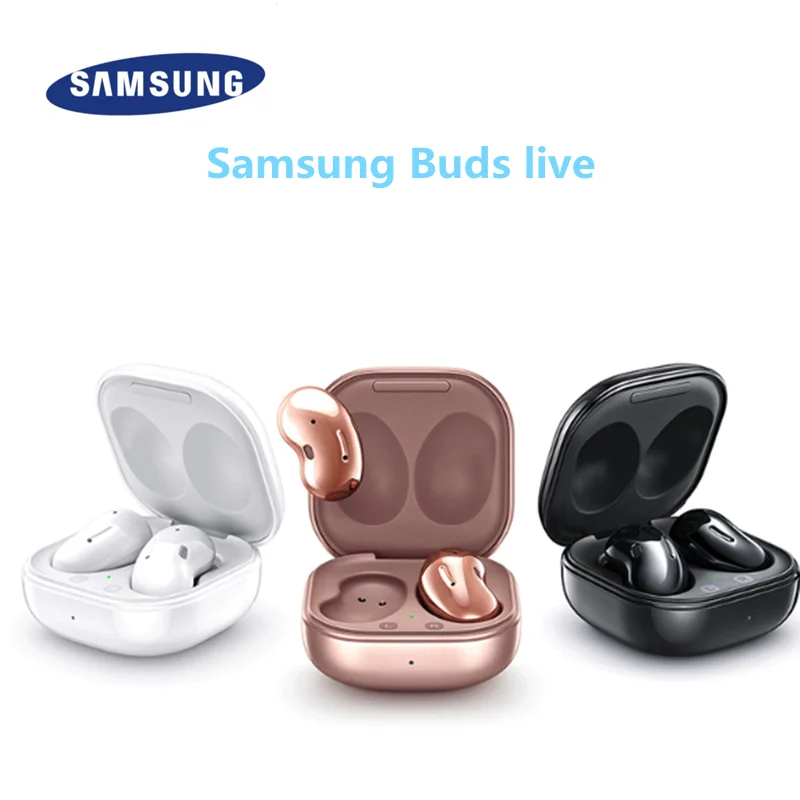 Фото Оригинальные беспроводные наушники Samsung Galaxy Buds Live True с активным шумоподавлением