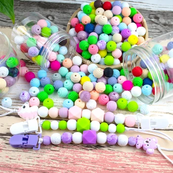 Round Teether Beads Stripe Silicone Beads BPA Free Food Grade Silicone Beads For Mommy Handmaking DIY Silicone Beads
Round Teether Beads Stripe Silicone Beads BPA Free Food Grade Silicone Beads For Mommy Handmaking DIY Silicone Beads