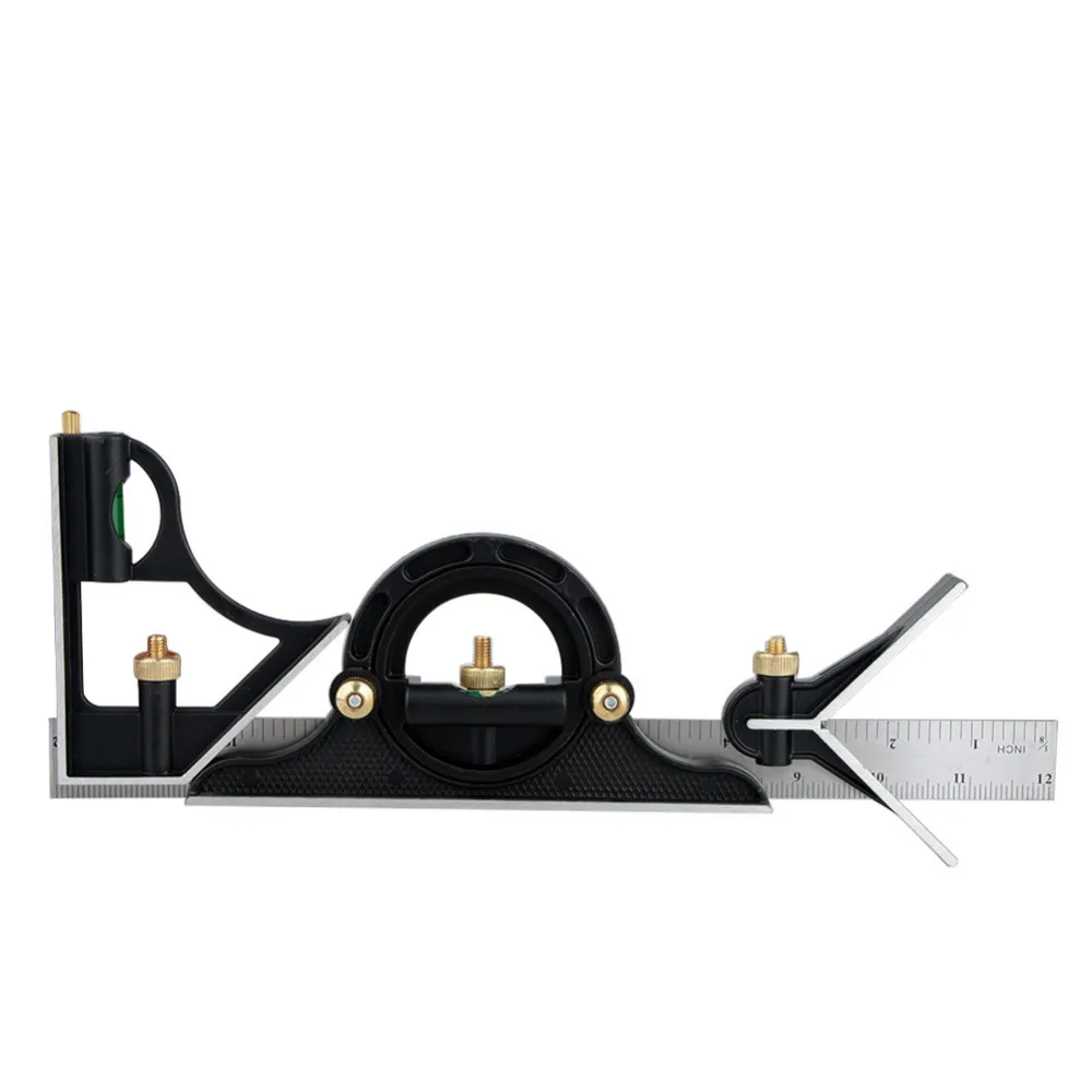3 In1 Adjustable Ruler Multi Combination Square Angle Finder Protractor 300mm/12"Measuring Set Tools Universal Ruler Right Angle
3 In1 Adjustable Ruler Multi Combination Square Angle Finder Protractor 300mm/12"Measuring Set Tools Universal Ruler Right Angle