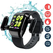 S300 2 in 1 Fashion Bluetooth Earphones Smart Watch Heart Rate Monitor Smart Wristband Long Standby Time Sport Bracelet
S300 2 in 1 Fashion Bluetooth Earphones Smart Watch Heart Rate Monitor Smart Wristband Long Standby Time Sport Bracelet