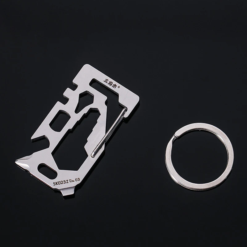 Sanrenmu Multi Function Outdoor EDC Tool for Travel with Spanner Screwdriver Bottle Opener Spoke Wrench Keychain SK023Z
Sanrenmu Multi Function Outdoor EDC Tool for Travel with Spanner Screwdriver Bottle Opener Spoke Wrench Keychain SK023Z