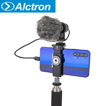 Alctron M598 professional condenser interview microphone,with phone clamp and slim handle stand,for interview,outside collection
Alctron M598 professional condenser interview microphone,with phone clamp and slim handle stand,for interview,outside collection