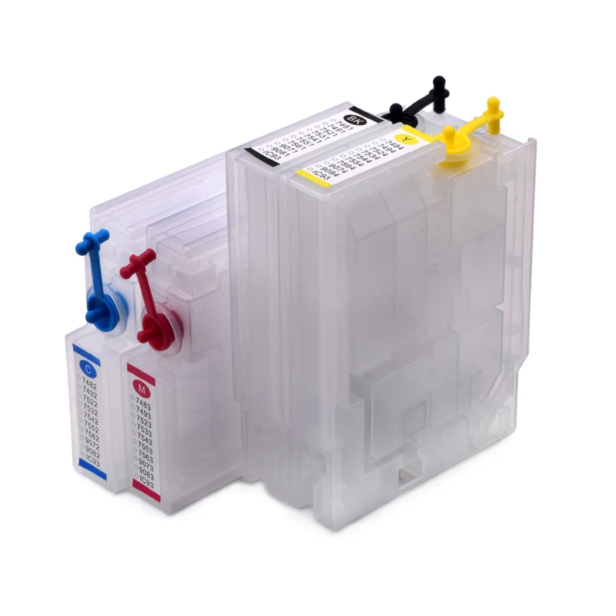 T9071 T9081 748xl Refillable ink Cartridge without chip For Epson WorkForce Pro WF-6590 WF-6090 wf-8090 wf-8590 wf-6530 printers
T9071 T9081 748xl Refillable ink Cartridge without chip For Epson WorkForce Pro WF-6590 WF-6090 wf-8090 wf-8590 wf-6530 printers
