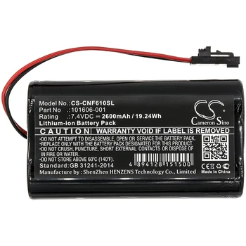 Cameron Sino Battery for ComSonics QAM Sniffer 101610-DF Replacement 101606-001 2600mAh 
Cameron Sino Battery for ComSonics QAM Sniffer 101610-DF Replacement 101606-001 2600mAh