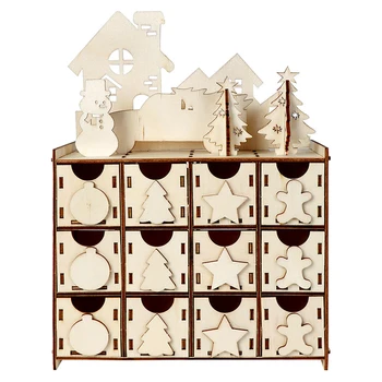DIY Christmas Countdown Advent Calendar Wooden Gift Storage Box with 24 Drawers Happy New Year Decoration TB Sale
DIY Christmas Countdown Advent Calendar Wooden Gift Storage Box with 24 Drawers Happy New Year Decoration TB Sale