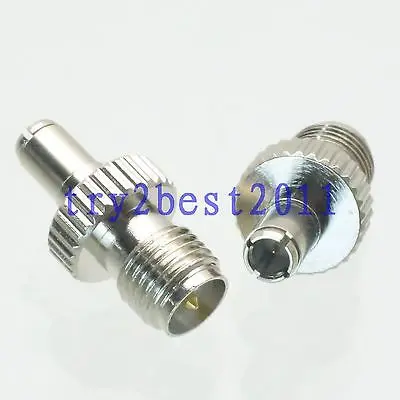 DHL/EMS 50 Sets 1pc Adapter connector RP-SMA plug pin to TS9 plug pin Nickel RF COAXIAL straight -C1
DHL/EMS 50 Sets 1pc Adapter connector RP-SMA plug pin to TS9 plug pin Nickel RF COAXIAL straight -C1