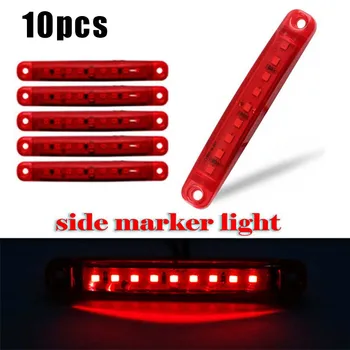 10pcs Red 9-LED Sealed Side Marker Clearance Light For Truck Trailer Lorry Bus 100 X 15 X 13 Mm
10pcs Red 9-LED Sealed Side Marker Clearance Light For Truck Trailer Lorry Bus 100 X 15 X 13 Mm