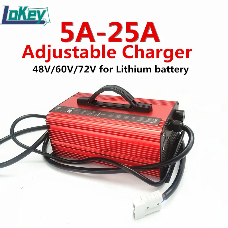 5A to 25A Adjustable Charger 48V 60V 72V 54.6V 58.8V 54.8V 67.2V 71.4V 73V 84V 87.6V Lithium batterys 13S 16S17S 18S 20S 21S 24S
5A to 25A Adjustable Charger 48V 60V 72V 54.6V 58.8V 54.8V 67.2V 71.4V 73V 84V 87.6V Lithium batterys 13S 16S17S 18S 20S 21S 24S