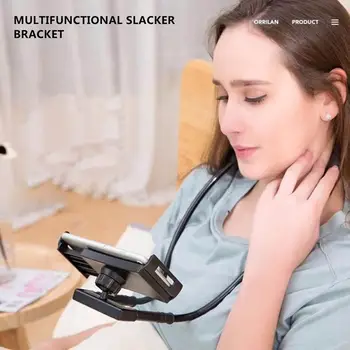 Portable Lazy Mobile Phone Holder Mobile Phone Rack Flat Bed Desktop Universal Hanging Neck Lazy Phone Holder
Portable Lazy Mobile Phone Holder Mobile Phone Rack Flat Bed Desktop Universal Hanging Neck Lazy Phone Holder