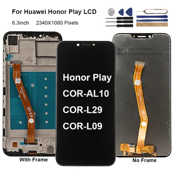 6.3" Display For Huawei Honor Play LCD Display + Touch Screen +Frame Digitizer Replacement Part For Honor Play COR-L29 Display
6.3" Display For Huawei Honor Play LCD Display + Touch Screen +Frame Digitizer Replacement Part For Honor Play COR-L29 Display