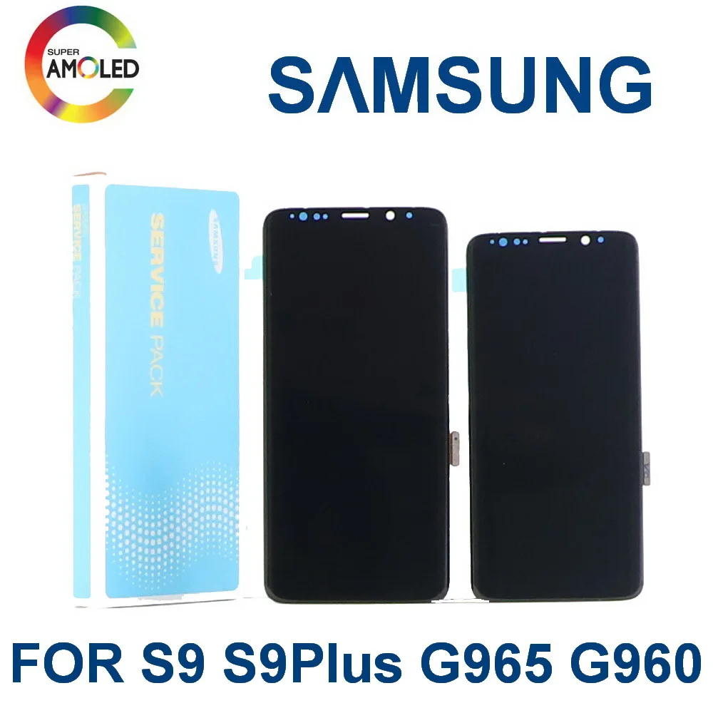 ORIGINAL AMOLED Replacement For SAMSUNG Galaxy S9 S9+LCD Touch Screen Digitizer with Frame With black spots G960 G965 display
ORIGINAL AMOLED Replacement For SAMSUNG Galaxy S9 S9+LCD Touch Screen Digitizer with Frame With black spots G960 G965 display