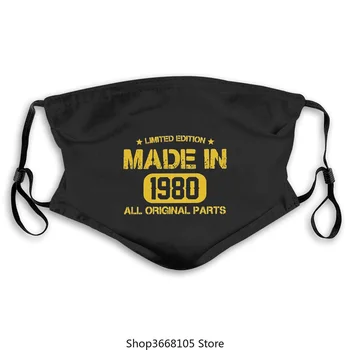 Vintage Born In 1980 Birthday Gift mask Men Cotton mask Legend Celebration Anniversary cartoon maskss Printed Tops 2020 Hi pm2.5 
Vintage Born In 1980 Birthday Gift mask Men Cotton mask Legend Celebration Anniversary cartoon maskss Printed Tops 2020 Hi pm2.5