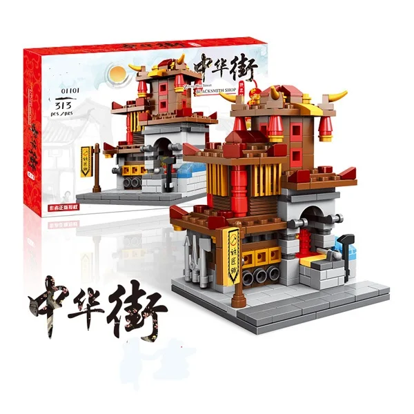 01101 Building Series The China Inn Jewelry Shop Blacksmith Shop Drugstore Set 4 in 1 Model Building Blocks Bricks Toys
01101 Building Series The China Inn Jewelry Shop Blacksmith Shop Drugstore Set 4 in 1 Model Building Blocks Bricks Toys