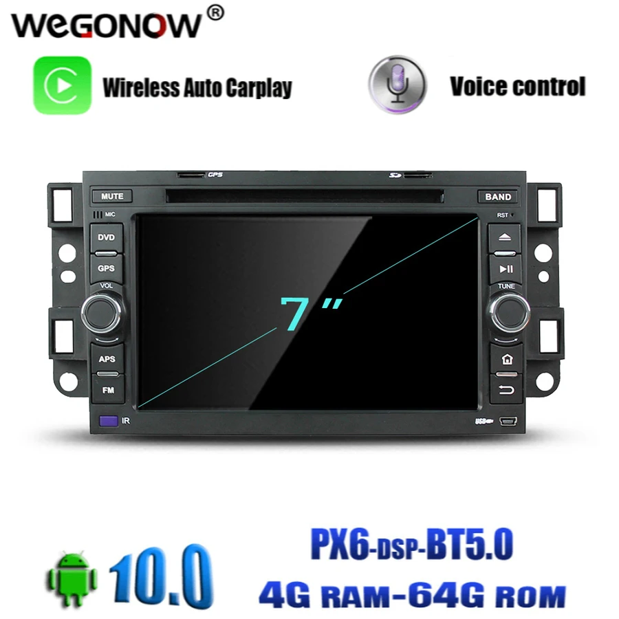 Автомобильный DVD плеер DSP IPS Android 10 0 64 ГБ 4 Wifi LTE Bluetooth5.0 RDS радио GPS карта для Chevrolet Epica