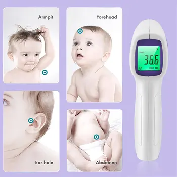 Non-contact Infrared Thermometer GunFor Quick Measuring Adult baby Body Temperature High-Precision Temperature Measuring Tool
Non-contact Infrared Thermometer GunFor Quick Measuring Adult baby Body Temperature High-Precision Temperature Measuring Tool