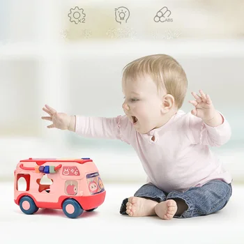 Baby Electric School Bus Music Car with Percussion Piano Matching Blocks Transfer Beads Early Educational Toys for Children Gift
Baby Electric School Bus Music Car with Percussion Piano Matching Blocks Transfer Beads Early Educational Toys for Children Gift