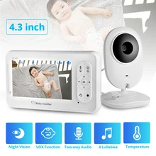 Wireless Baby Monitor 4.3-inch Screen Supports Two-way Voice Intercom Temperature Detection Lullaby Night Vision Function Camera
Wireless Baby Monitor 4.3-inch Screen Supports Two-way Voice Intercom Temperature Detection Lullaby Night Vision Function Camera
