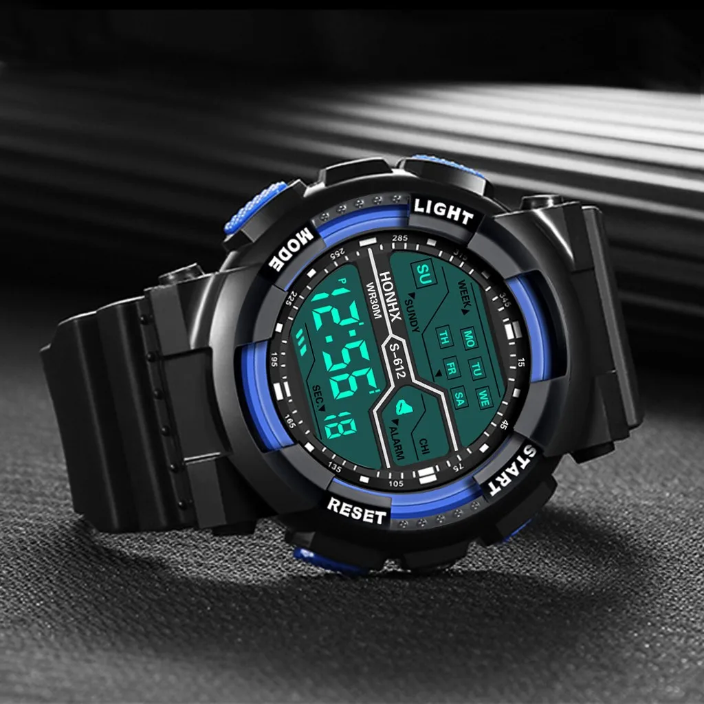 Brand Digital Wristwatch Men Fashion And Luxury Men Analog Digital Military Army Stopwatch LED Waterproof Wrist Watch Relogio